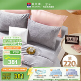 富安娜法兰绒四件套冬季防静电床品加厚床单被套单双人套件203*229cm