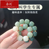 洛河 抖音原生态菩提手串绕指柔菩提根渐变手链佛珠手串文玩 现货【抖音同款】绕指柔渐变款【10-11MM手串款