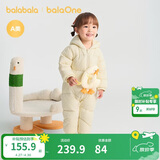 巴拉巴拉童装轻薄羽绒服婴儿外出连体衣冬装宝宝爬服儿童衣服男童女童萌趣