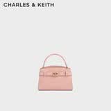 CHARLES&KEITH鳄鱼纹手提包斜挎婚包包女包生日礼物送女友CK2-50270880-1