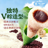 思念香润豆沙V粽400g4只 速冻锁鲜甜粽糯米食材端午节早餐手工包制