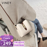 viney包包女包牛皮斜挎水桶包轻奢品牌单肩包生日母亲节礼物实用送妈妈