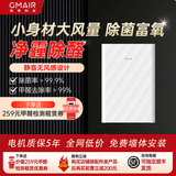 果麦GM280（PRO）新风系统空气净化器家用一体机壁挂式新风机窗式空气净化静音通风换气家装除甲醛 280m³/h GM280新风机（赠基础安装）