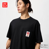 优衣库NY POP ART UT/短袖T恤男装女装印花T恤485062 09 黑色 2XL