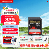 闪迪相机卡4K高清SD卡 UHS-I微单存储卡微单反摄像储存大卡内存sd卡内存卡 128G SD卡【联系客服送一个7.9元川宇读卡器