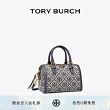 Tory Burch汤丽柏琦 T MONOGRAM 迷你提花波士顿酒桶包82939 Tory 海军蓝  405