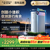 史密斯（A.O.SMITH）佳尼特净水器 蓝鲸1000G 家用净水器厨房专用台下用净水机直饮一体机 小体积 冠军之选 CR2500BM1