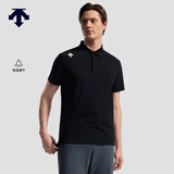迪桑特（DESCENTE）DESCENTE迪桑特TRAINING系列男士吸湿速干D-TOUGH短袖POLO衫新品 BK-黑色 XL (180/100A)