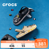 卡骆驰（CROCS）贝雅卡骆班洞洞鞋轻便耐磨一脚蹬休闲鞋女鞋时尚沙滩鞋|205089 深蓝/辣椒红-4CC 41 /42(260mm)