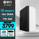攀升睿龙 13代酷睿i5 13400EF/12400/14400F商用家用办公设计师游戏台式机电脑主机台式主机整机 配置九i5 14450HX  1TB WiFi |