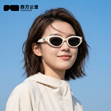 四万公里复古猫眼偏光墨镜女高级感窄框眼镜潮防紫外线太阳镜防晒遮阳眼镜