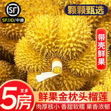 悠轶泰国金枕榴莲新鲜果整箱榴莲金枕头进口整个带壳热带水果送礼 商超级|30年老树果 老树报恩净重单果2.1-3斤（包3-5房）