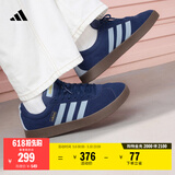 adidas「T头鞋」VL COURT 2.0复古休闲板鞋德训鞋阿迪达斯轻运动   深蓝/浅蓝/树脂黄 (推荐女生选小半码)   42