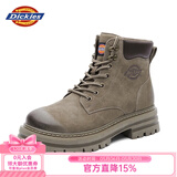 Dickies男士马丁靴高帮时尚男靴工装靴情侣靴男 浅咖色 41-男款