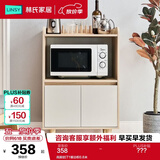 林氏家居餐边柜北欧橱柜子客厅茶水柜家用多功能收纳储物碗柜 高脚款|T1餐边柜0.6米