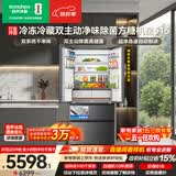 容声方糖机皇515L法式多门冰箱双系统超薄零嵌入式一级能效无霜自动制冰灰BCD-515P60FZNAD国家补贴