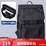 高尔夫（GOLF）双肩包男士旅行背包15.6/16英寸电脑学生书包翻盖防泼水出差背包