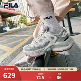 斐乐（FILA）【杨幂同款】女鞋老爹鞋运动鞋蘑菇鞋休闲鞋 雾珠灰/白中白-FB 40