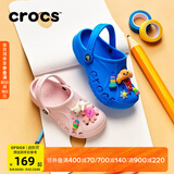 CROCS卡骆驰贝雅儿童洞洞鞋户外包头童鞋沙滩鞋凉鞋拖鞋/207013/207012 裸粉-6PI 24 (140mm)