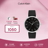 Calvin KleinCK简约款皮带时尚石英男表25200050送男友【520礼物】