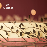 廿一客（21cake） 21cake 金枝（粉白巧克力慕斯）生日蛋糕  生日礼物同城配送