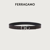 菲拉格慕（Ferragamo）男士双面可调式GANCINI腰带 0689112_C  _ 95 520礼物送男友