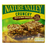 天然山谷进口香脆燕麦棒谷物棒能量棒代餐饼干42g*5小包 /盒NatureValley 黑巧克力味210g【27年3月到期】