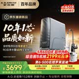 史密斯（A.O.SMITH）佳尼特【26年新品】蓝鲸1200G家用净水器厨房专用台下用净水机直饮一体机10年RO膜CR3200AE3