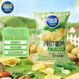 可比克纯切薯片爽口青瓜味150g休闲膨化办公室解馋薄脆片小零食