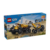 乐高（LEGO）积木城市组60494 黄色装载车与自卸卡车男女孩儿童玩具生日礼物