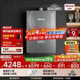 林内（Rinnai）【大师系列MAX】20L大升数燃气热水器 全量水伺服恒温大水量0.5℃调温上门安装20GD73(JSQ40-GD73)