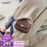 viney牛皮包包女包斜挎包小包洋气品牌单肩包生日母亲节礼物实用送妈妈