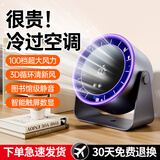 塔菲克【2026重磅升级】桌面小风扇USB静音制冷超强大风力台式便携空调扇宿舍家用办公室挂壁卧室长续航 深空灰【插电版】即插即用丨16℃冷风 【45°仍吹冷风丨全网热销100万+】