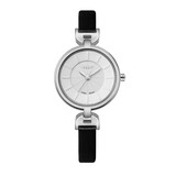 聚利时(julius)手表女小巧细带气质学生简约女孩女士文艺小清新百搭韩版潮流石英女表JA-864 黑色