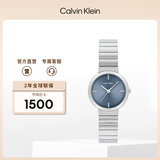Calvin KleinCK手表精英款钢带石英蓝盘中性腕表情侣手表生日新年礼物25200415