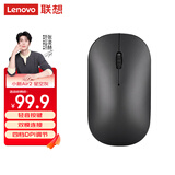 联想（Lenovo）鼠标 无线鼠标 蓝牙鼠标 小新Air2蓝牙无线鼠标 便携办公鼠标 台式机笔记本鼠标 星空灰