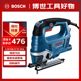 博世（BOSCH）电动曲线锯木材金属塑料切割无级变速直切斜切520瓦插电式GST750 