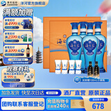 洋河海之蓝礼盒装52度480mL白酒 蓝色经典绵柔浓香送礼商务 52度 480mL 4瓶 双盒