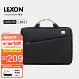 乐上（LEXON）商务超薄电脑包女双层手提笔记本14英寸公文包内胆包情人节礼物