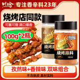 川珍烧烤撒料100g*2瓶孜然味+香辣味[配料干净】韩式烤肉火锅蘸料调味