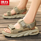 回力(Warrior)凉鞋 男鞋夏季透气运动休闲户外沙滩凉鞋子男1573卡其39