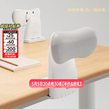 黑白调坐姿矫正器写字姿势纠正器小学生视力保护器儿童写作业防驼背防低头桌面正姿读写台阅读支架 小布丁矫姿器【宽幅软包】灰