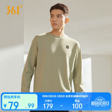 361°卫衣男装春夏季长袖运动服休闲跑步圆领宽松上衣服652334801D-7