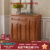 雷勒鞋柜新中式简约现代门厅柜客厅收纳柜子储物柜多功能美式玄关柜 402款102.4*34.3*100cm