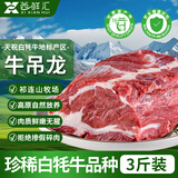西鲜汇甘肃白牦牛 原切牛吊龙净重3斤 牛肉生鲜火锅烤肉食材 源头直发