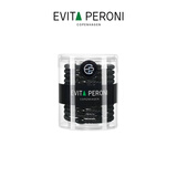 依慧达（Evita Peroni ）细款高弹皮筋儿童高马尾盘发头绳彩色发绳简约发饰 纯黑色(单色)