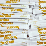 Socona赤砂糖咖啡金黄糖包 奶包 奶茶咖啡伴侣专用白糖包调糖5g*100小包装糖条
