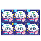 乐而雅花王晚安裤组合透气M-l码12片安睡裤裤型卫生巾姨妈巾京东自营