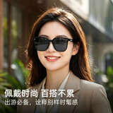 Angelamiao墨镜男女通用方形大框时尚经典太阳镜开车驾驶防晒防紫外线开学