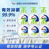 威露士洗手液250ml*6瓶青柠盈润抑菌杀菌消毒 儿童洗手液旅行装